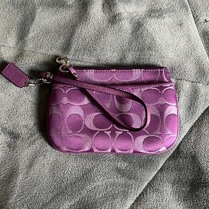 coach purse purple